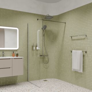 Душевая система с тропическим душем IDDIS SpaHome SPHSBTKi06 с термостатом хром